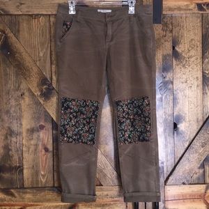 NWOT Free People Patchwork Pants